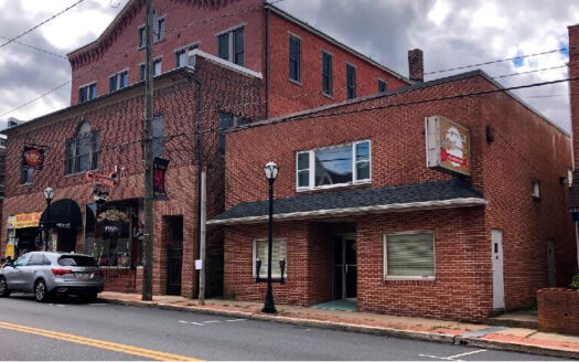 N Main Street Red Lion office retail for lease red brick exterior