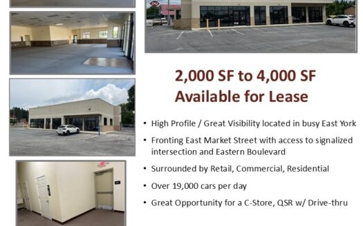 2,000 SF to 4,000 SF Available for Lease